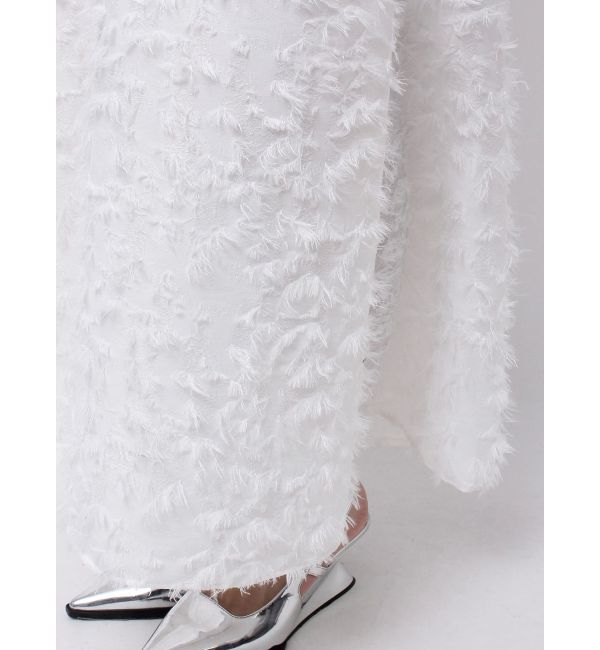 MERCURYDUO「【OUNNOUN】カットジャガードキャミワンピース」|ワンピース|