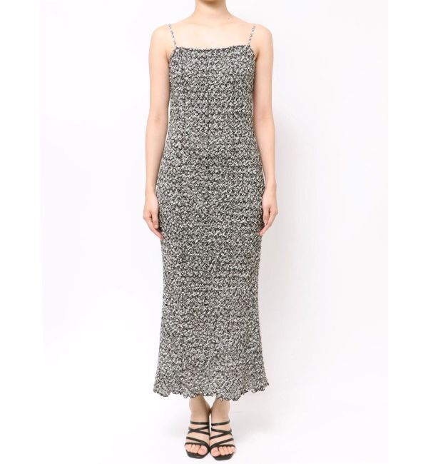 MERCURYDUO「【OUNNOUN】シュリンクシャーリングキャミワンピース」|ワンピース|