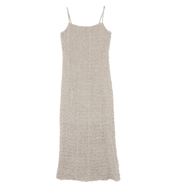 MERCURYDUO「【OUNNOUN】シュリンクシャーリングキャミワンピース」|ワンピース|