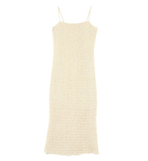 MERCURYDUO「【OUNNOUN】シュリンクシャーリングキャミワンピース」|ワンピース|