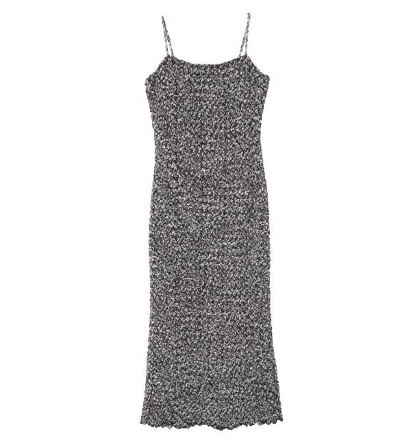 MERCURYDUO「【OUNNOUN】シュリンクシャーリングキャミワンピース」|ワンピース|