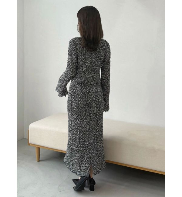 MERCURYDUO「【OUNNOUN】シュリンクシャーリングキャミワンピース」|ワンピース|