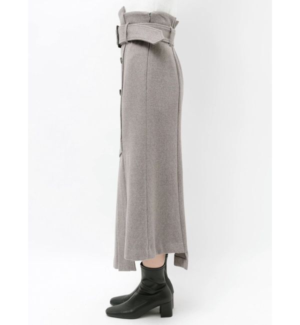 MERCURYDUO「アシメタックトレンチスカート」|スカート|