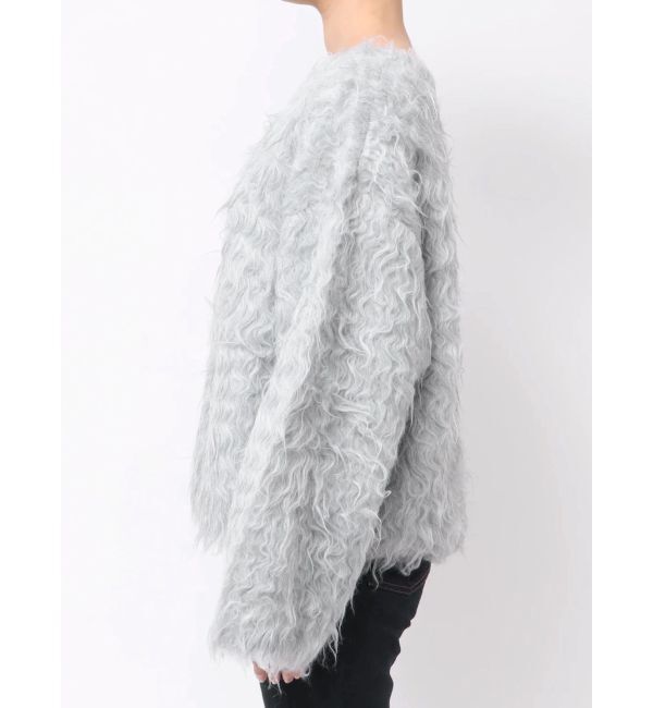 MERCURYDUO「【OUNNOUN】ロングシャギー2WAYオーバーサイズニット」|ニット・セーター|