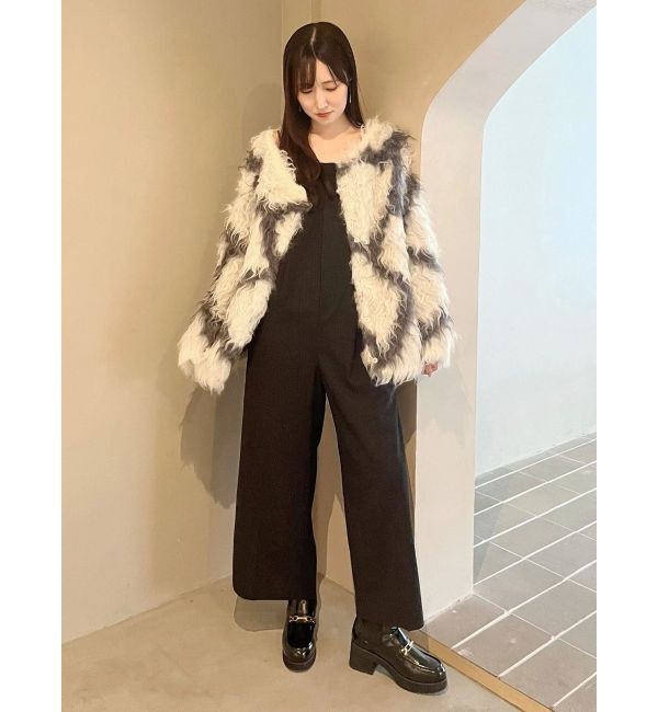 MERCURYDUO「【OUNNOUN】ロングシャギー2WAYオーバーサイズニット」|ニット・セーター|