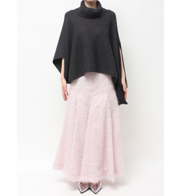 MERCURYDUO「【OUNNOUN】アシメケープストール」|ニット・セーター|