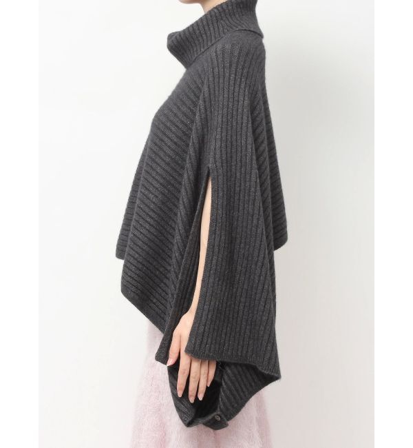 MERCURYDUO「【OUNNOUN】アシメケープストール」|ニット・セーター|