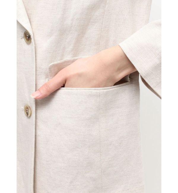 MERCURYDUO「リネンダブルジャケット」|テーラードジャケット|