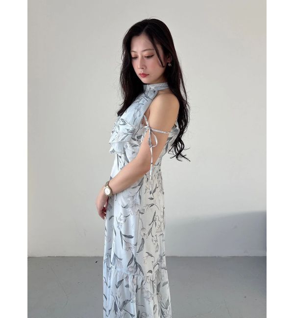 MERCURYDUO「花柄アメスリラッフルワンピース」|ワンピース|