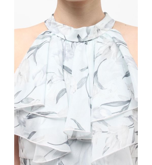 MERCURYDUO「花柄アメスリラッフルワンピース」|ワンピース|