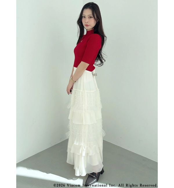 MERCURYDUO「ティアードボリュームスカート」|スカート|