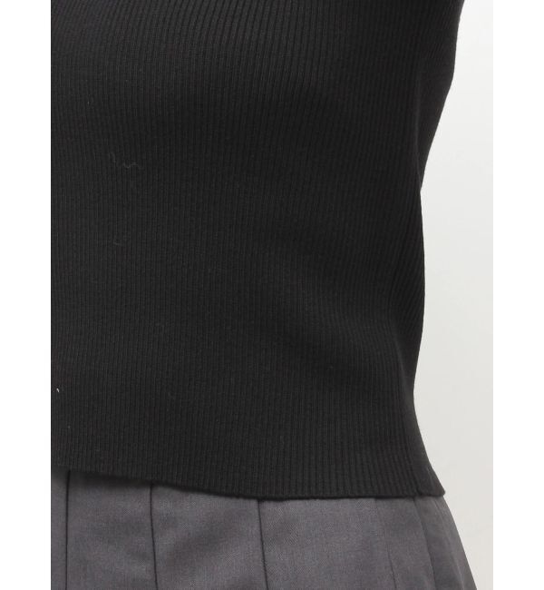 MERCURYDUO「レース襟ハーフスリーブニット」|ニット・セーター|