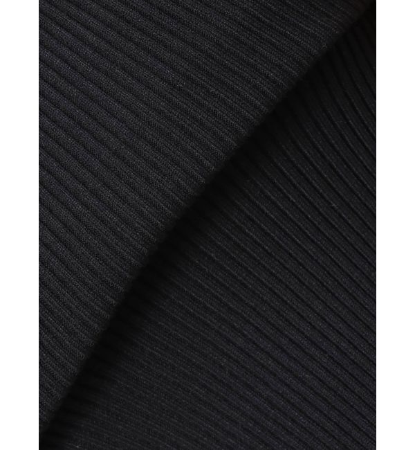 MERCURYDUO「チュールギャザー使いニット」|ニット・セーター|