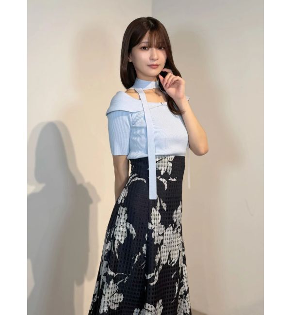 MERCURYDUO「2wayチョーカーネックニット」|ニット・セーター|