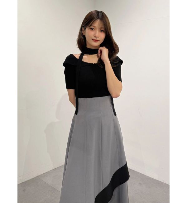 MERCURYDUO「2wayチョーカーネックニット」|ニット・セーター|