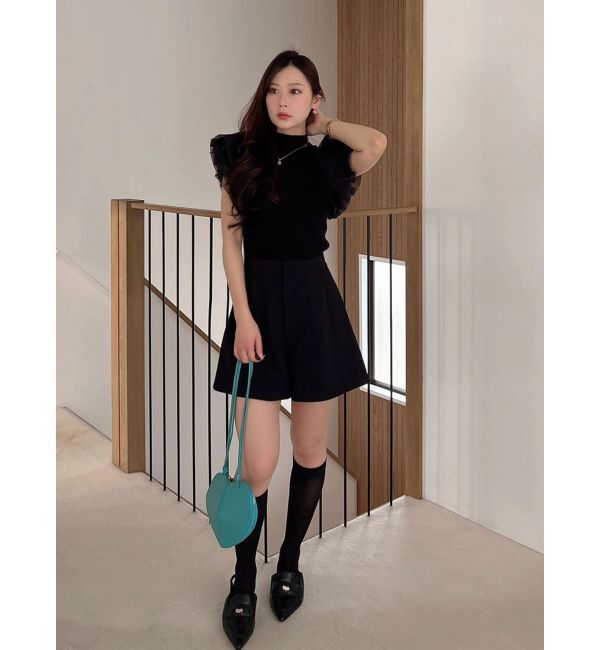 MERCURYDUO「ボリュームチュールフリルニット」|ニット・セーター|