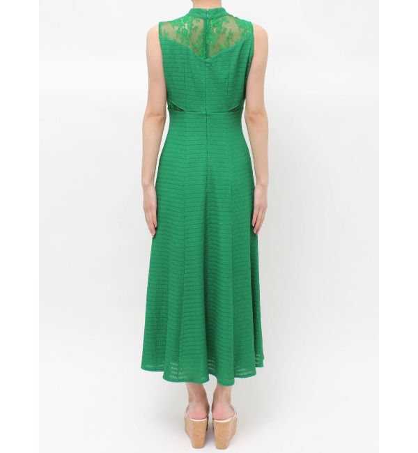 MERCURYDUO「レースブロッキングカットワンピース」|ワンピース|