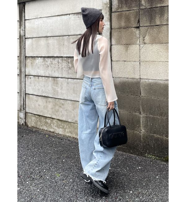 MURUA「コクーンワイドデニム」|デニム|