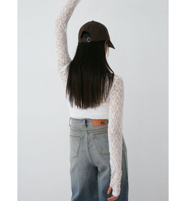 MURUA「グラデーションワイドデニム」|デニム|