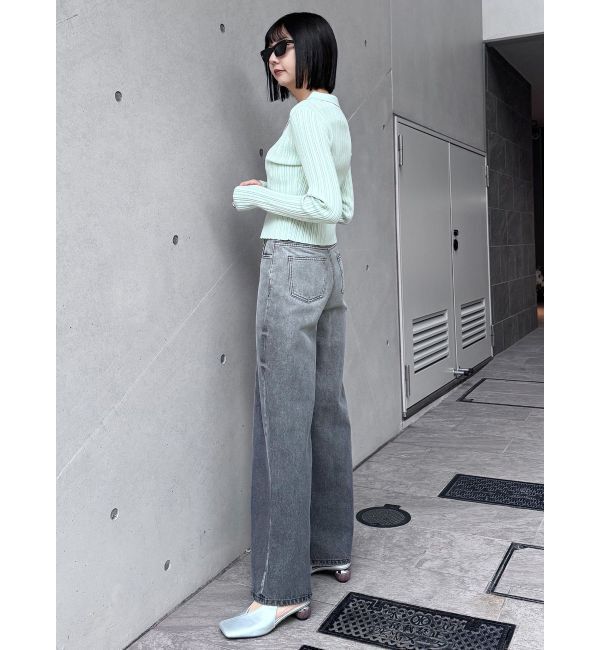 MURUA「グラデーションワイドデニム」|デニム|