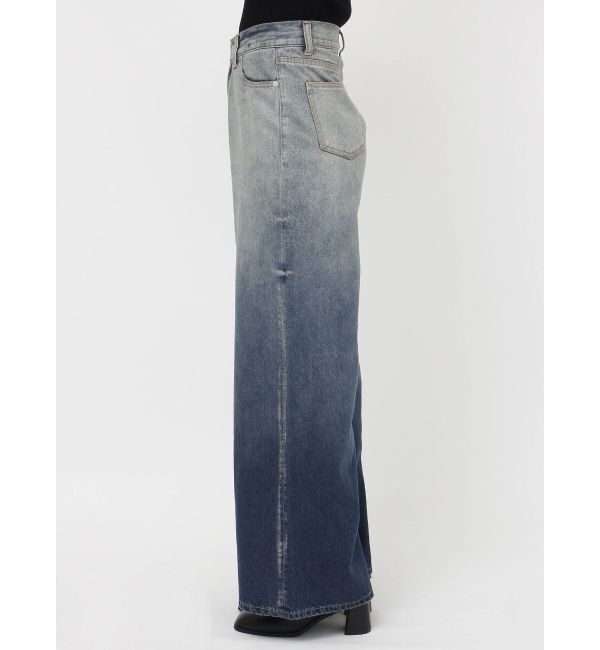 MURUA「グラデーションワイドデニム」|デニム|