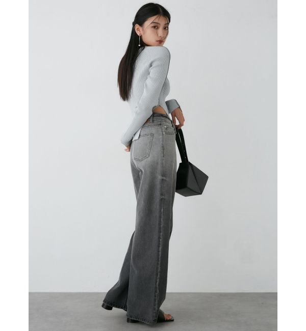 MURUA「グラデーションワイドデニム」|デニム|