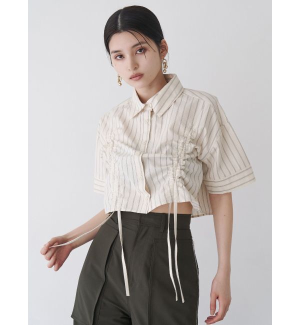 MURUA「バイカラーシャーリングシャツ」|シャツ・ブラウス|