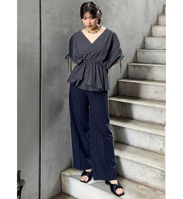 MURUA「ギャザースリーブブラウス」|シャツ・ブラウス|