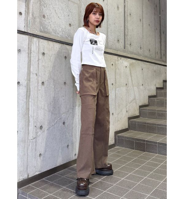 MURUA「カーゴZIPパンツ」|カーゴ|