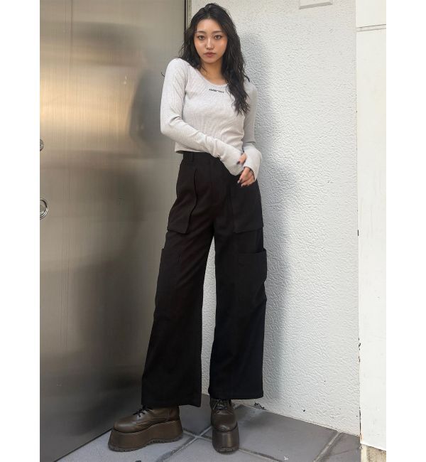 MURUA「カーゴZIPパンツ」|カーゴ|