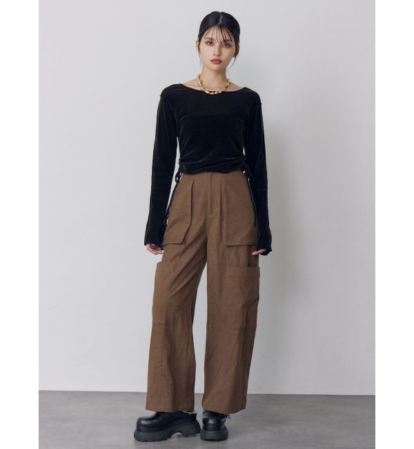 MURUA「カーゴZIPパンツ」|カーゴ|