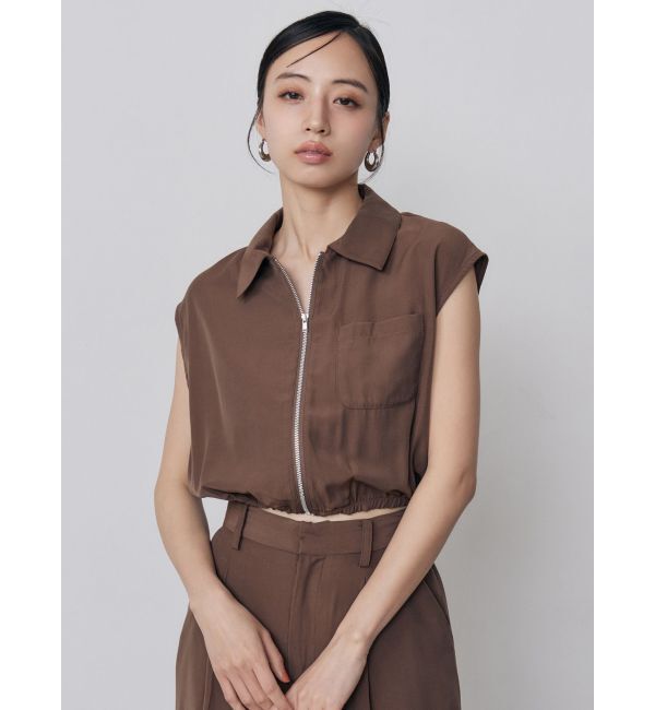 MURUA「ブラッシュライクショートシャツ【セットアップ着用可】」|シャツ・ブラウス|