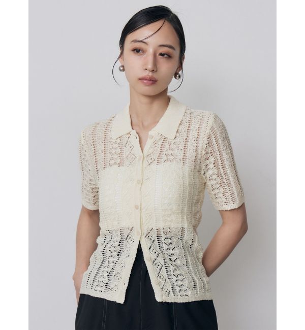 MURUA「クロシェライクハーフトップス」|ニット・セーター|