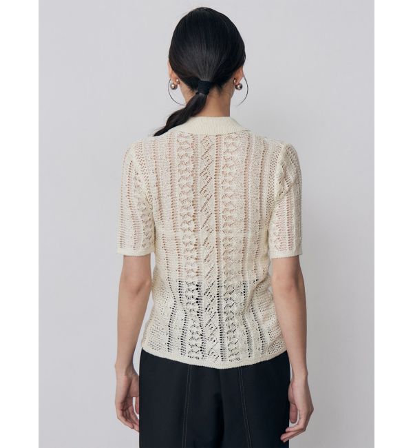 MURUA「クロシェライクハーフトップス」|ニット・セーター|