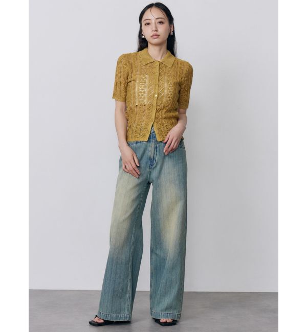 MURUA「クロシェライクハーフトップス」|ニット・セーター|