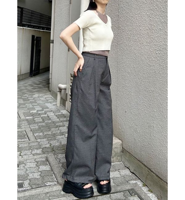 MURUA「レイヤードライクVネックニット」|ニット・セーター|