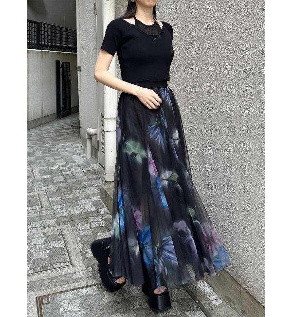 MURUA「レイヤードライクVネックニット」|ニット・セーター|