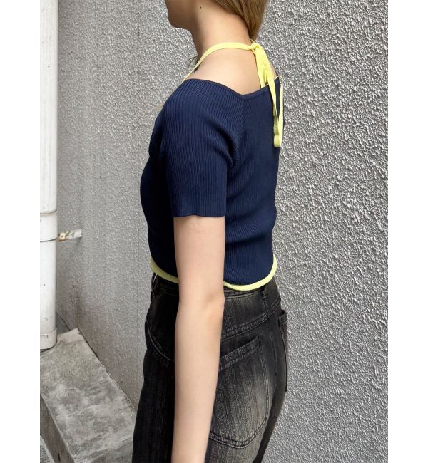 MURUA「レイヤードライクVネックニット」|ニット・セーター|