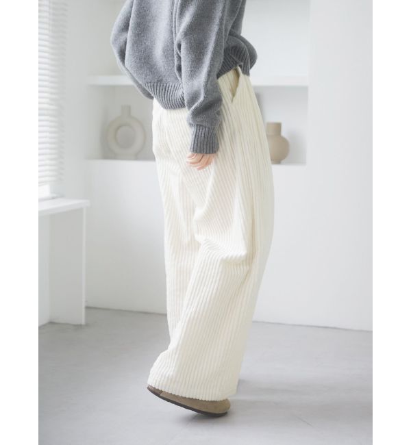 Ungrid「コーデュロイワイドパンツ」|その他|