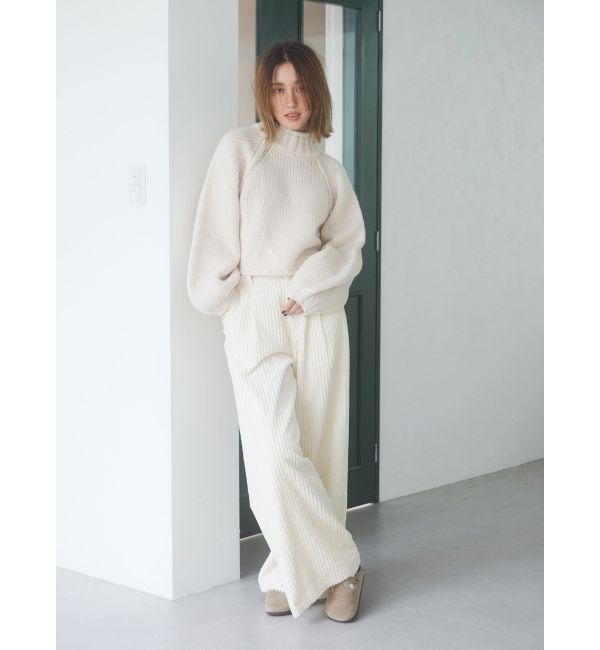 Ungrid「コーデュロイワイドパンツ」|その他|