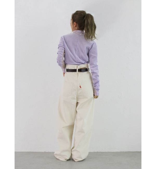 Ungrid「ウエストデザインルーズデニム」|デニム|