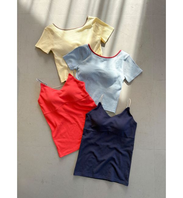 Ungrid「【Ungrid&times;AMPHI】ブラトップカップ付きインナー」|キャミソール|