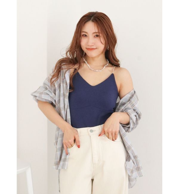 Ungrid「【Ungrid&times;AMPHI】ブラトップカップ付きインナー」|キャミソール|