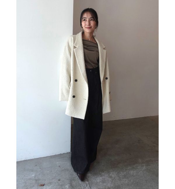 LAGUNAMOON「ネップツイードオーバージャケットコート」|その他|