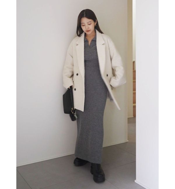 LAGUNAMOON「ネップツイードオーバージャケットコート」|その他|