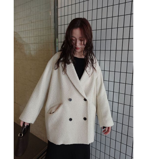 LAGUNAMOON「ネップツイードオーバージャケットコート」|その他|