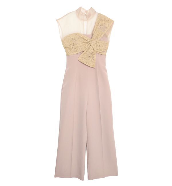 LAGUNAMOON「LADYエンブロイダリーツイストパンツドレス」|ドレス|