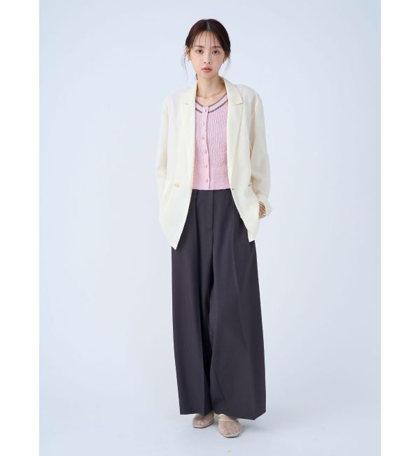 LAGUNAMOON「メッシュダブルテーラードジャケット」|テーラードジャケット|