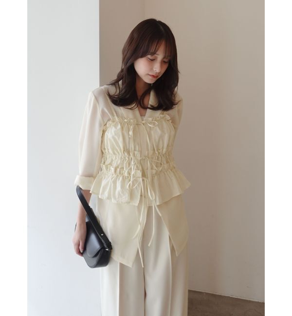 LAGUNAMOON「メッシュダブルテーラードジャケット」|テーラードジャケット|