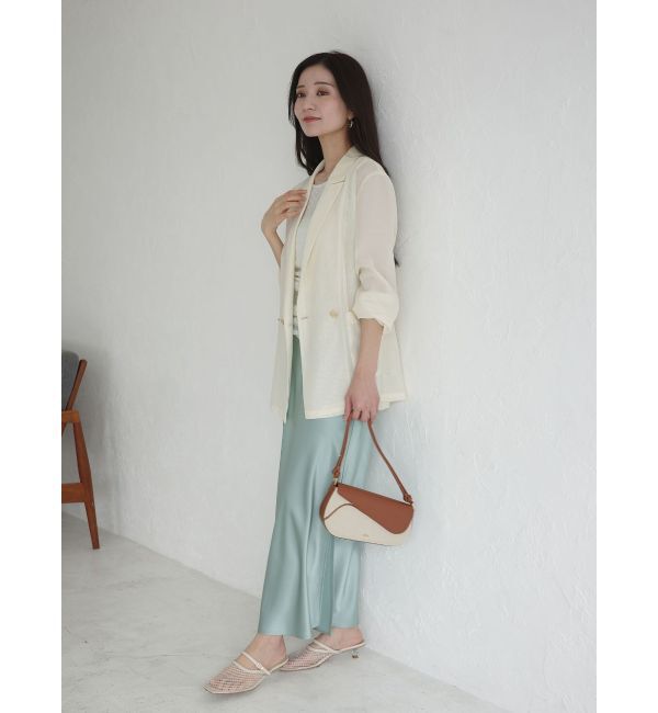 LAGUNAMOON「メッシュダブルテーラードジャケット」|テーラードジャケット|